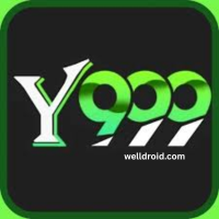 Y999 game logo play real money slots and card games.