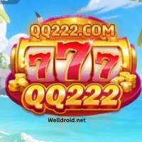 QQ222 Game APK interface showing real cash games like Teen Patti and Slots in Pakistan.